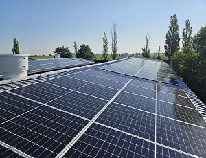 Výměna střešní krytiny na hale výkrmu prasat